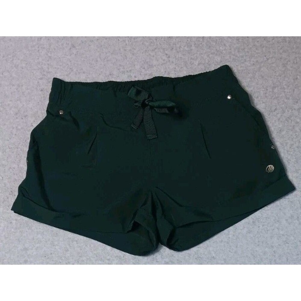 MPG Mondetta Athletic Cuffed Shorts S Hunter Green Workout Running Athleisure